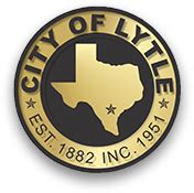 City of lytle - The City of Lytle has had its Code of Ordinances recodified by Municipal Code Corporation. Code of Ordinance. New Building Codes. Permit Cost. If you are placing a pre-built storage shed in a residential area and the shed will be without plumbing, electrical or a concrete slab, inspections will not be required. The cost for such permits is a $5 ...